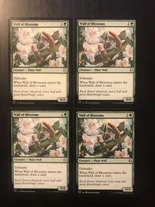 Juego Magic The Gathering Wall of Blossoms x4 Jumpstart 2020 casi nuevo/m sin jugar - Imagen 1 de 1