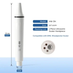 Detachable Ultrasonic Piezo Scaler Handpiece HW-3H fit EMS/WOODPECKER/VRN - Picture 1 of 19