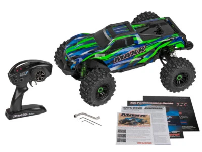 Traxxas Wide MAXX 1:10 RTR TSM SR VXL-4S MonsterTruck verde brushless senza b... - Immagine 1 di 4