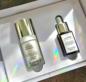 SUNDAY RILEY Power Couple Kit 2 x 0.5oz GOOD GENES TREATMENT & LUNA OIL NIB! - Picture 1 of 4
