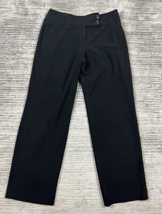 Larry Levine Pants Womens 14 Black Stretch Polyester Blend Casual - Picture 1 of 11