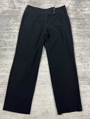 Larry Levine Pants Womens 14 Black Stretch Polyester Blend Casual - Image 1 of 4