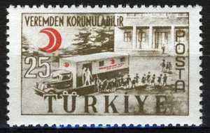 Turkey 1957, Fighting Tuberculosis set MNH, Mi 1515 - Picture 1 of 1