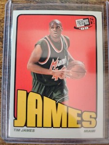 1999 Press Pass SE Tim James Old School Rookie RC Insert #17 Miami Heat