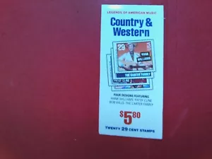 Folleto de estampillas de Estados Unidos - Scott #BK 210 / 1993 Country & Western - Imagen 1 de 1