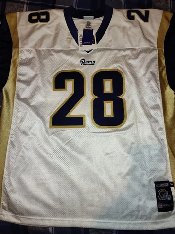 Marshall Faulk Reebok Authentic Jersey size 56 3XL Brand new with tags Cover