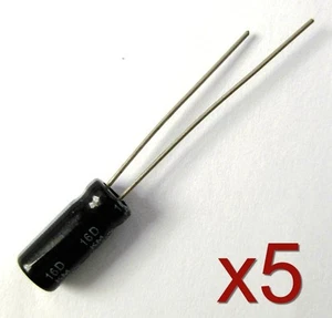 5x Condensateur électrolytique 100V 2,2uF Aluminium Radial Capacitor 11x5mm - Foto 1 di 3
