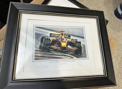Impresión Red Bull Racing 2005 David Coulthard Star Wars 21/100 16x13 enmarcada Foto 1 de 2