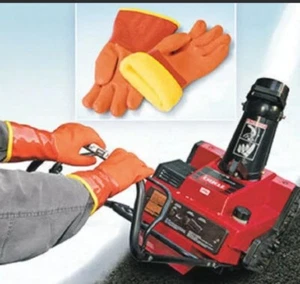 Schneefräsenhandschuhe Pflügen Schaufeln warme robuste Handschuhe groß trocken - Bild 1 von 4