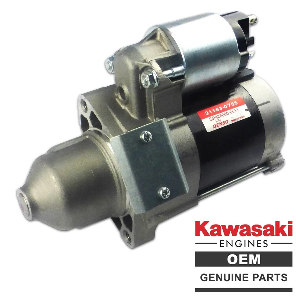 Genuine Kawasaki 99996-6121 12V Electric Starter for FX751V, FX801, FX850, FX921 - Image 1 of 1