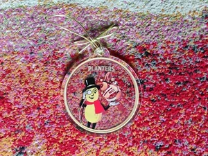 Planters MR. PEANUT "Monocle" Acrylic 4" x 4" Christmas Ornament - Picture 1 of 3