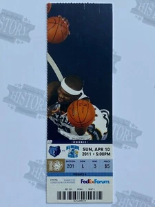 2011 New Orleans Hornets at Memphis Grizzlies Ticket 4/10/11 - Picture 1 of 1