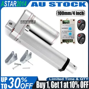 1500N 4" Stroke Linear Actuator 330lbs 12V Motor for Auto Car Boat Heavy Duty AT - Picture 1 of 20