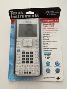 Texas Instruments TI-Nspire CX II Advanced Graphing Calculator Plus Software New - Picture 1 of 3