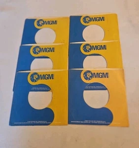 45 RPM 7" RECORD SLEEVES CO. SLEEVE 6 PACK SEE PHOTOS MGM Records (SLV307) - Bild 1 von 2