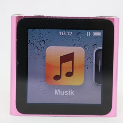 Apple iPod nano 6. Generation Rosa (8GB) Clip-MP3 Player / vom Händler - Bild 1 von 4