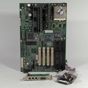 Intel Endeavor Socket 5 AT Motherboard 100MHz Pentium 256KB Cache 32MB RAM SB16 - Picture 1 of 14