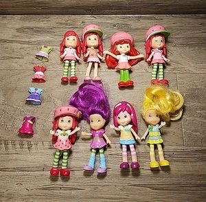2008 Strawberry Shortcake Mini Dolls & Berry Best Friends Hasbro Figures Lot - Picture 1 of 21