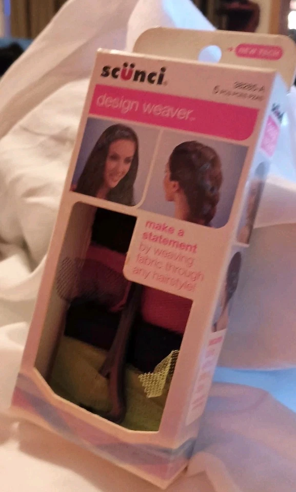 Tela de malla tejida diseño Scunci a través de peinados 5 piezas multicolor Foto 1 de 1