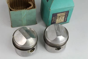 Original Triumph 500 Late T100T T100R 1966-on Pistons Rings 70-6884 STD READ UK - Foto 1 di 15