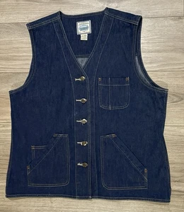 Vintage St. John's Bay Jeansweste Dark Wash Gr. XL - Bild 1 von 3