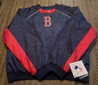 NWT MLB BOSTON RED SOX  PULLOVER JACKET YOUTH SIZE L (16-18) - Image 1 of 4