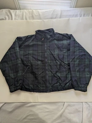 Chaqueta Catalina Para Hombre 2XL Negra Reloj Cuadros Forrado de Vellón Cortavientos Bolsillos con Cremallera Foto 1 de 4