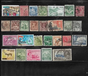 36 Used British Colonies & Territories Stamps - Picture 1 of 2
