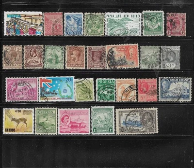 36 Used British Colonies & Territories Stamps - Image 1 of 2