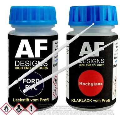 Für FORD PVC Panther Black Pearl Lackstift Klarlack Lacktupfer Autolack Set - Bild 1 von 4