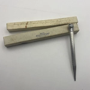 Wahl Eversharp Silver Plated Mechanical Chatelaine Pencil 4” Original Box 1923 - Picture 1 of 13