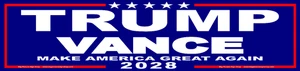 TRUMP / VANCE CUSTOM BANNER - 4 ft x 17 ft. - Picture 1 of 5