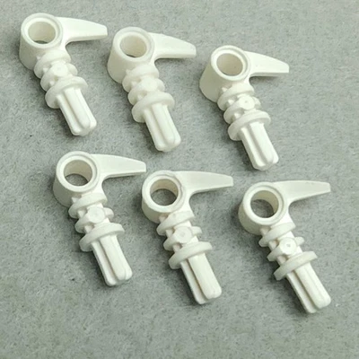 Lego Bionicle 42074 conector de eixo branco 2x3 com dente genuíno MOC - Imagem 1 de 4