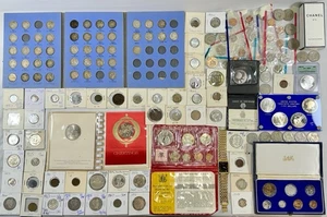 *Estate of Al Koholic* Junk Drawer Lot Silver Coins Jewelry Random Stuff NR - Picture 1 of 24