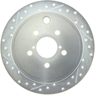 StopTech For Subaru Legacy 2010-2014 Rear Passenger Side Brake Rotor | Slotted - Image 1 of 4