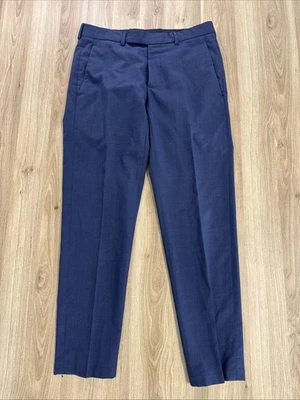 Pantalón de lana Christian Dior para hombre talla 44 IT - Hecho en Italia Lampo cremallera azul marino Foto 1 de 4
