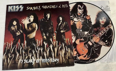 KISS - Smashes Trashes & Hits 1988 Picture Disc LP Vinyl Greatest Hits Carr Exc - Image 1 of 4