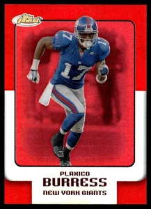 2006 Topps Finest Red Refractor Plaxico Burress /399 Giants #87 A6 - Bild 1 von 2