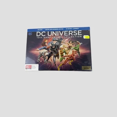 DC UNIVERSE 10th Anniversary Collection Limited Edn Blu-ray SEALED Region free - Image 1 of 4