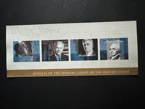 Scott #4422 Justices of the Supreme Court Pane of 4 44¢ Stamps (2009) - Picture 1 of 1