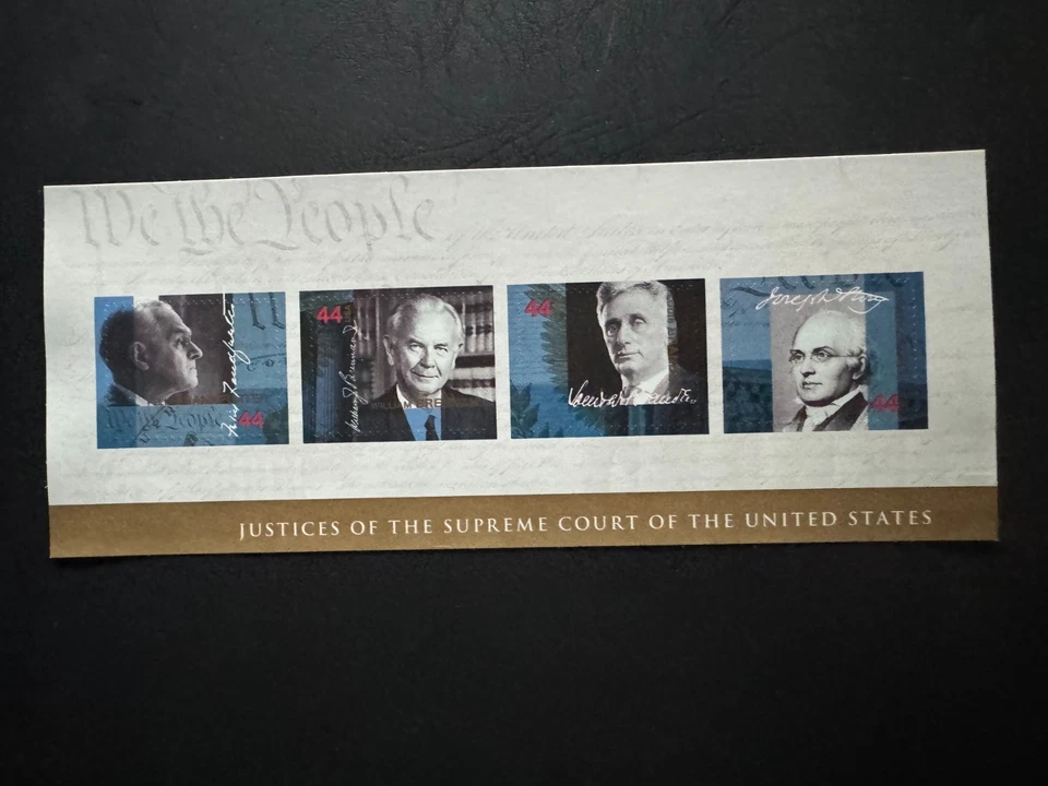 Scott #4422 Justices of the Supreme Court Pane of 4 44¢ Stamps (2009) - Image 1 of 1