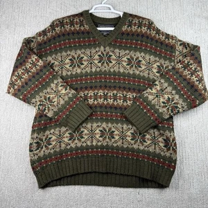 Abercrombie And Fitch 100% Wool Sweater Men’s Size XL Neck Y2K - Picture 1 of 6