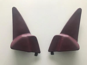 Exterior Mirror Cover Interior Mirror Left + Right RED for Mercedes W124 NEW - Picture 1 of 3