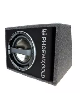 Phoenix Gold Z110ABV2 10" 800W Powered Active Slot Ported Subwoofer Amp Bass Box - Picture 1 of 6