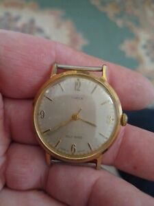 Vintage Timex Mens Automatic Waterproof Watch ( Spares Or Repair, No Rear Cover)