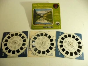 VINTAGE VIEWMASTER 3 REEL SET LAKE LOUISE & JASPER CANADIAN ROCKIES 316,317,319 - Picture 1 of 6