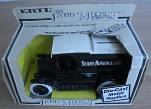 ERTL DIE CAST BANK - 1913 FORD MODEL T - SEARS, ROBUCK & CO. - NEW IN BOX - Picture 1 of 8