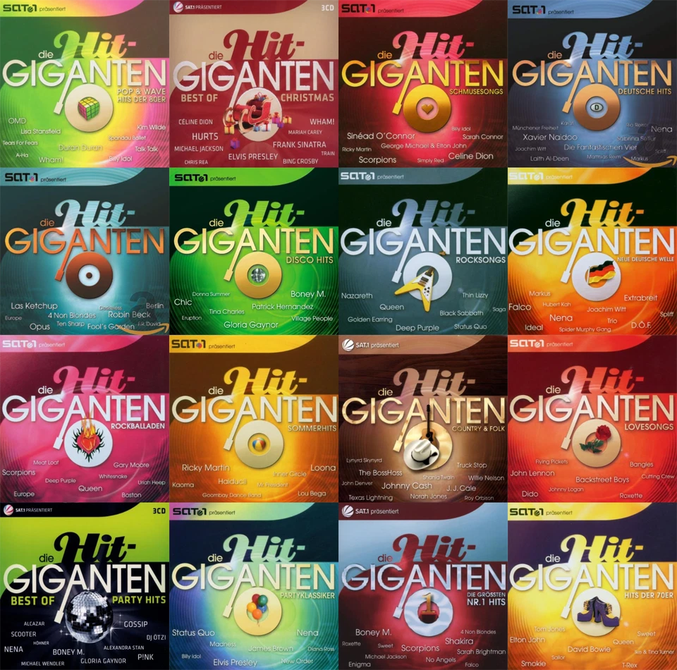 Die Hit-Giganten... - Große Auswahl der verschiedenen Sampler, Stile & Genres - Bild 1 von 1