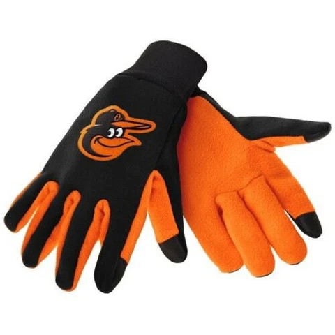 Baltimore Orioles Texting Gloves NEW One Size Fits Most FOCO Cover