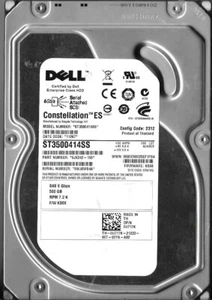 Dell Seagate ST3500414SS 500GB SAS Hard Drive P/N:9JX242-150  F/W: KS68  9WJ - Picture 1 of 2